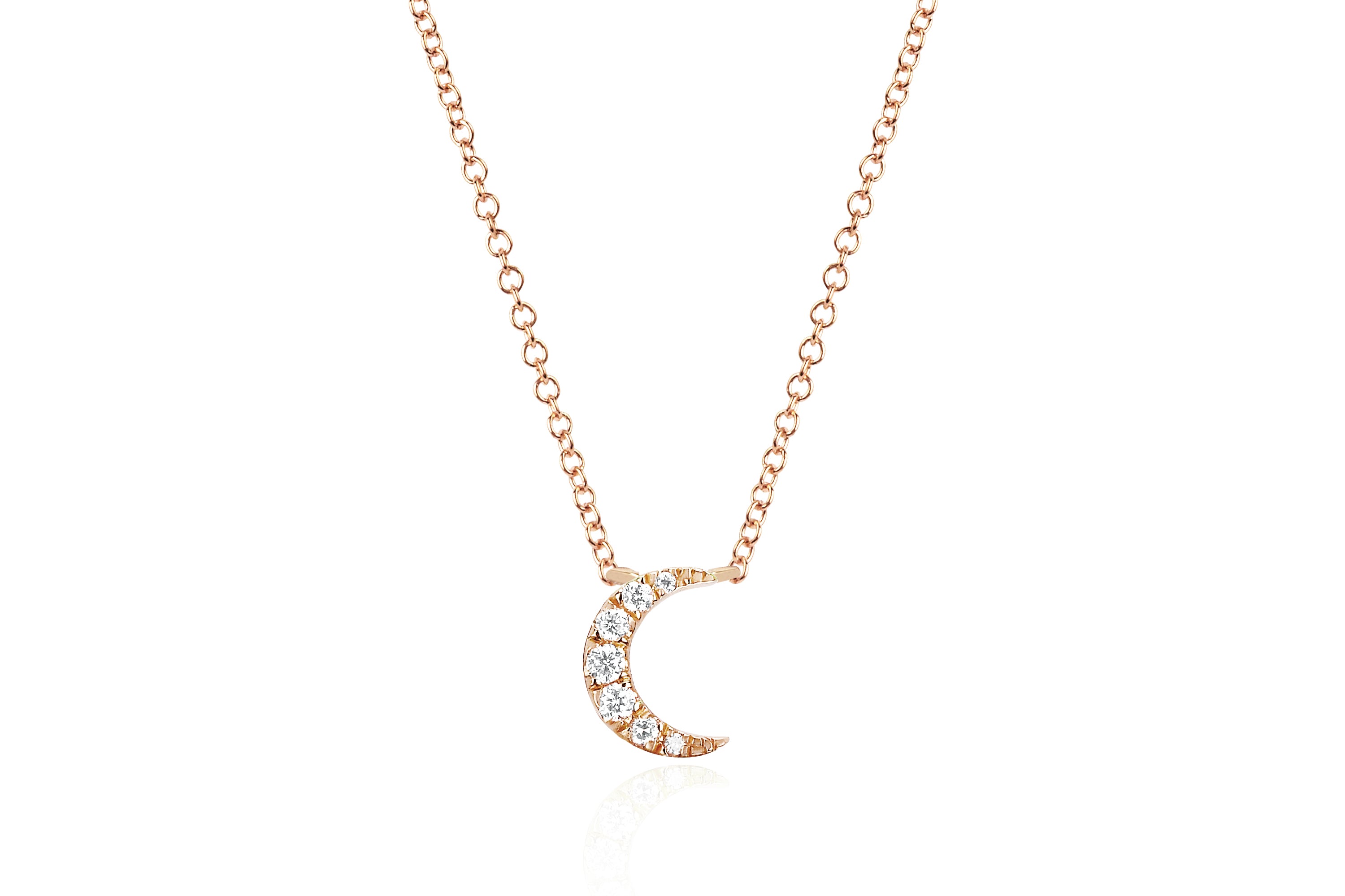 Diamond Moon Choker Necklace