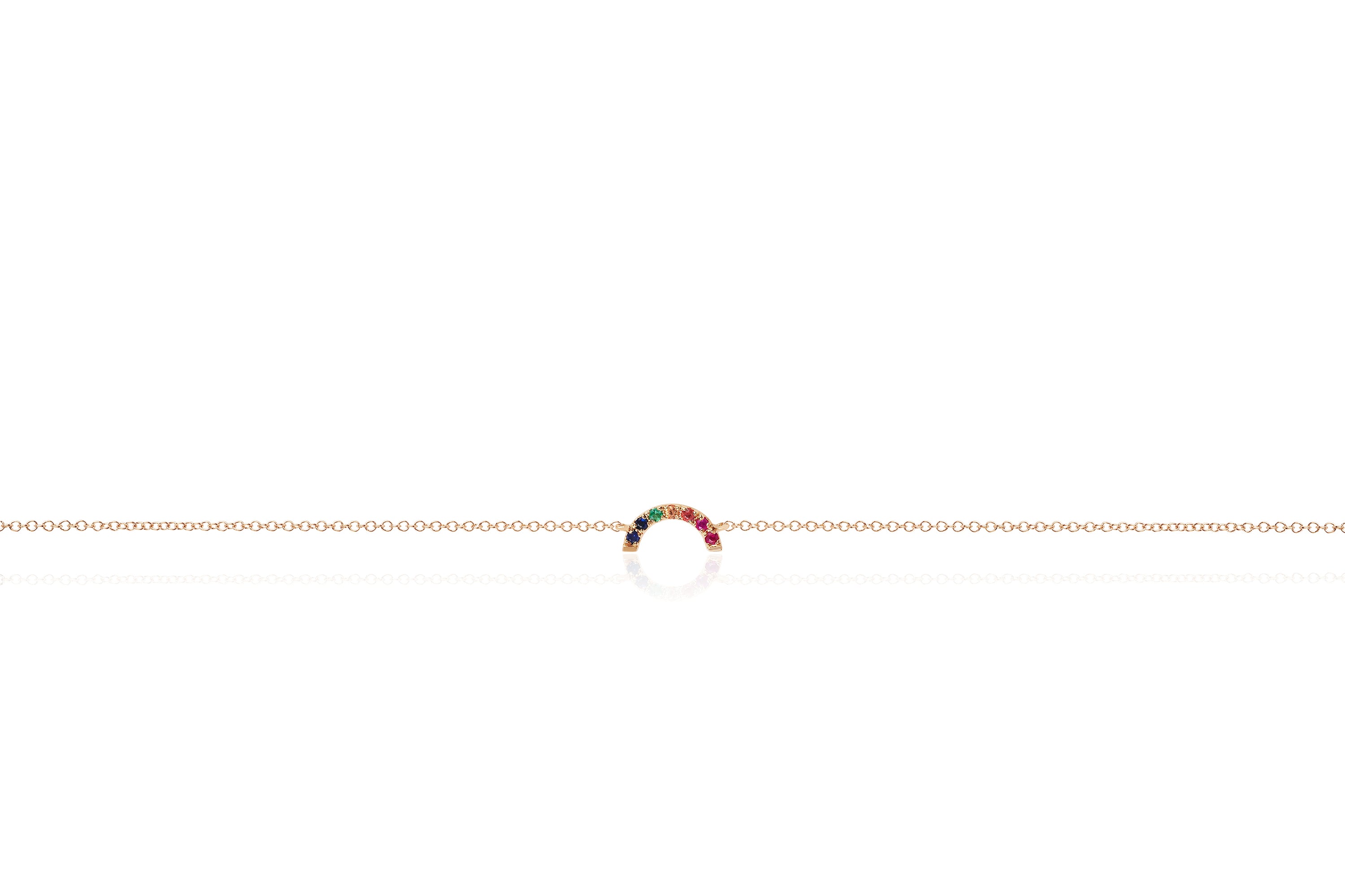 Rainbow Chain Bracelet