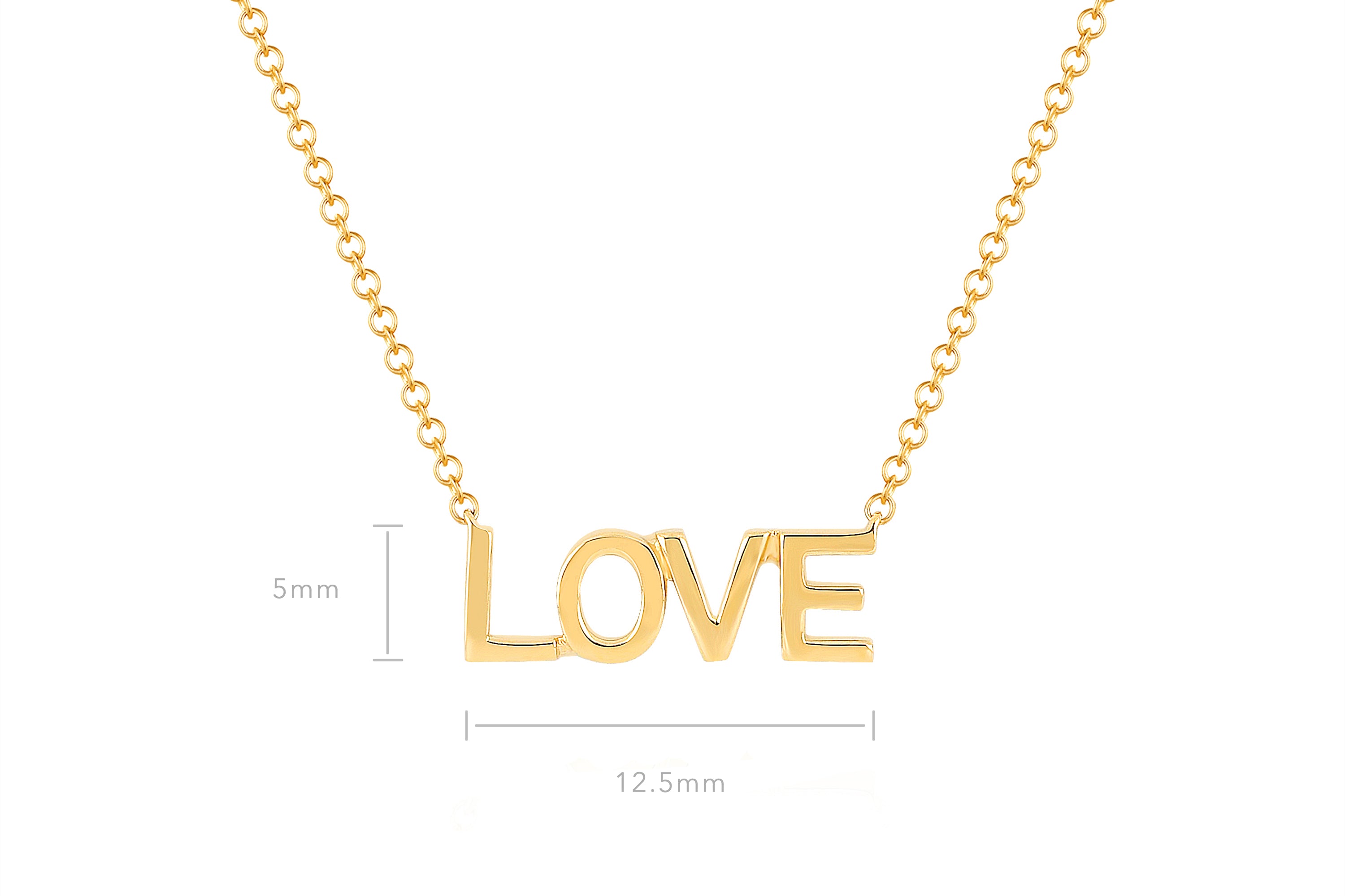 Mini Gold Love Necklace