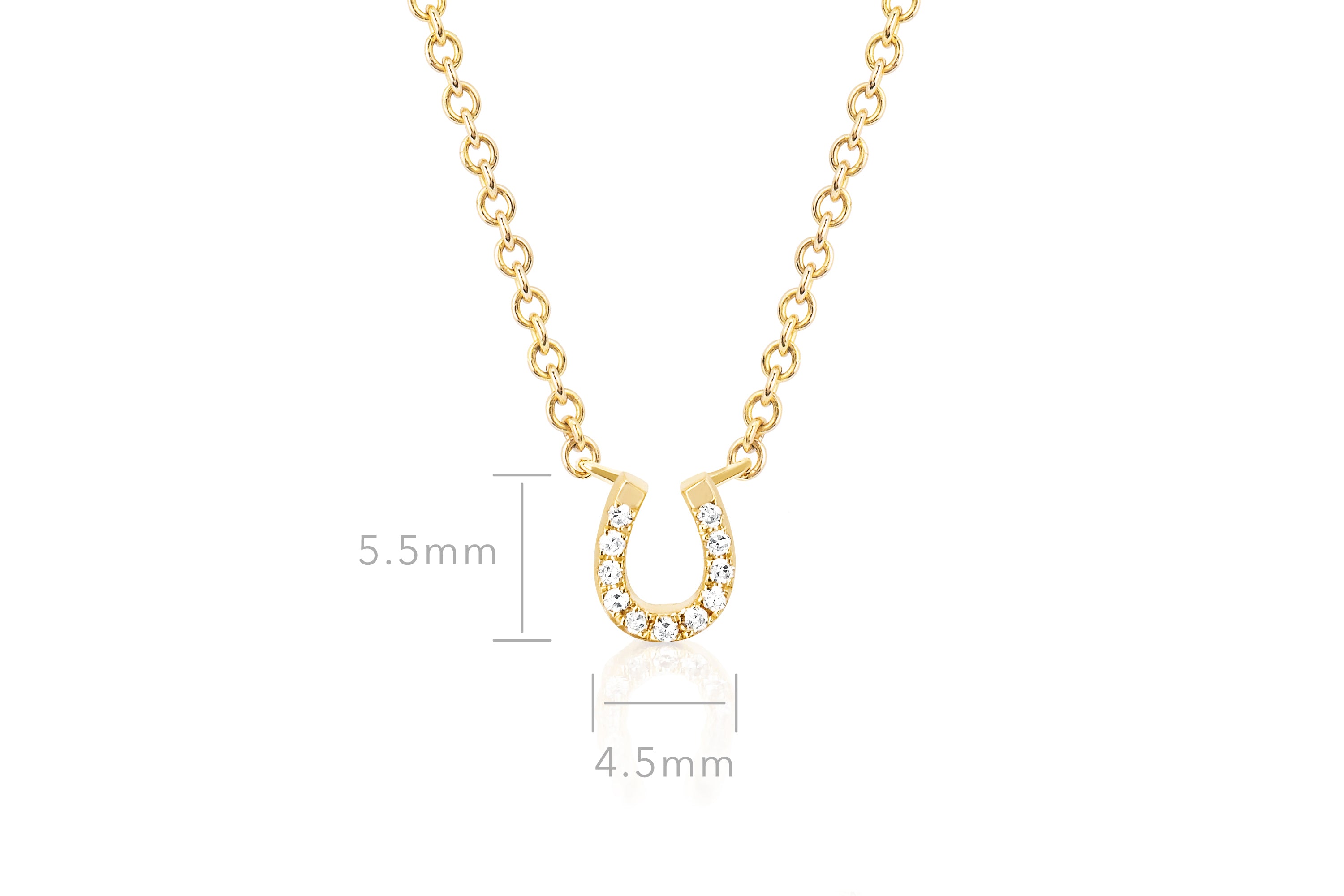 Diamond Mini Horseshoe Choker Necklace