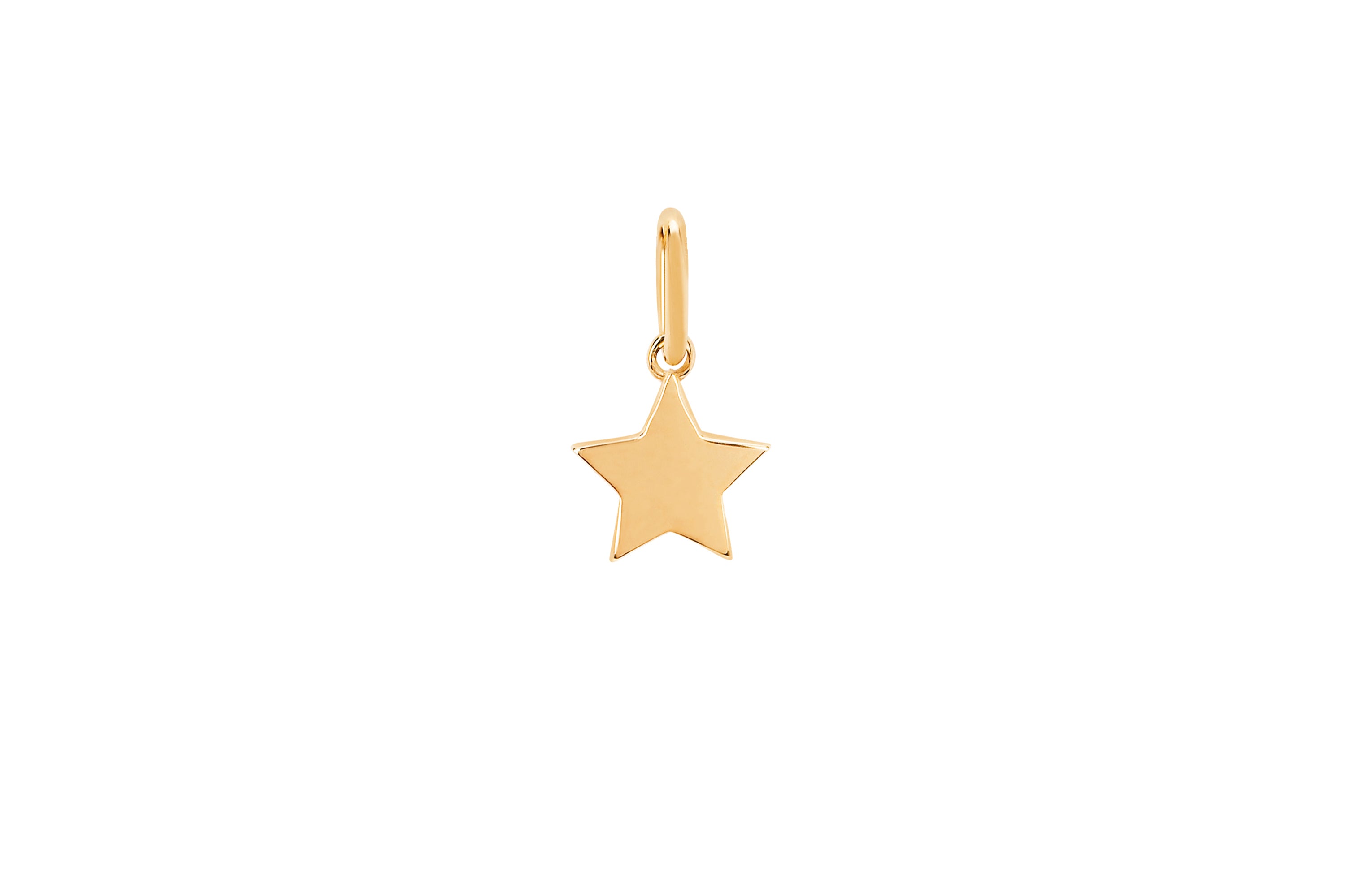 Gold Star Necklace Charm