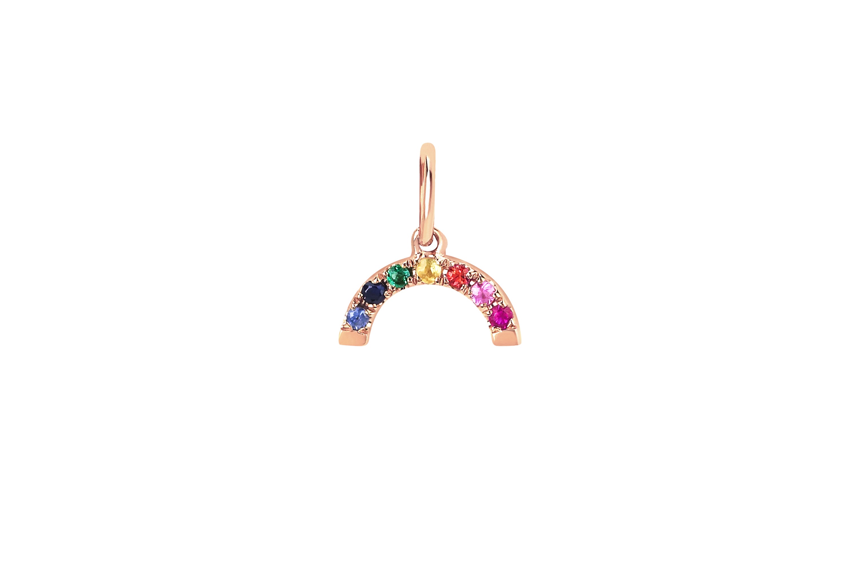 Rainbow Necklace Charm