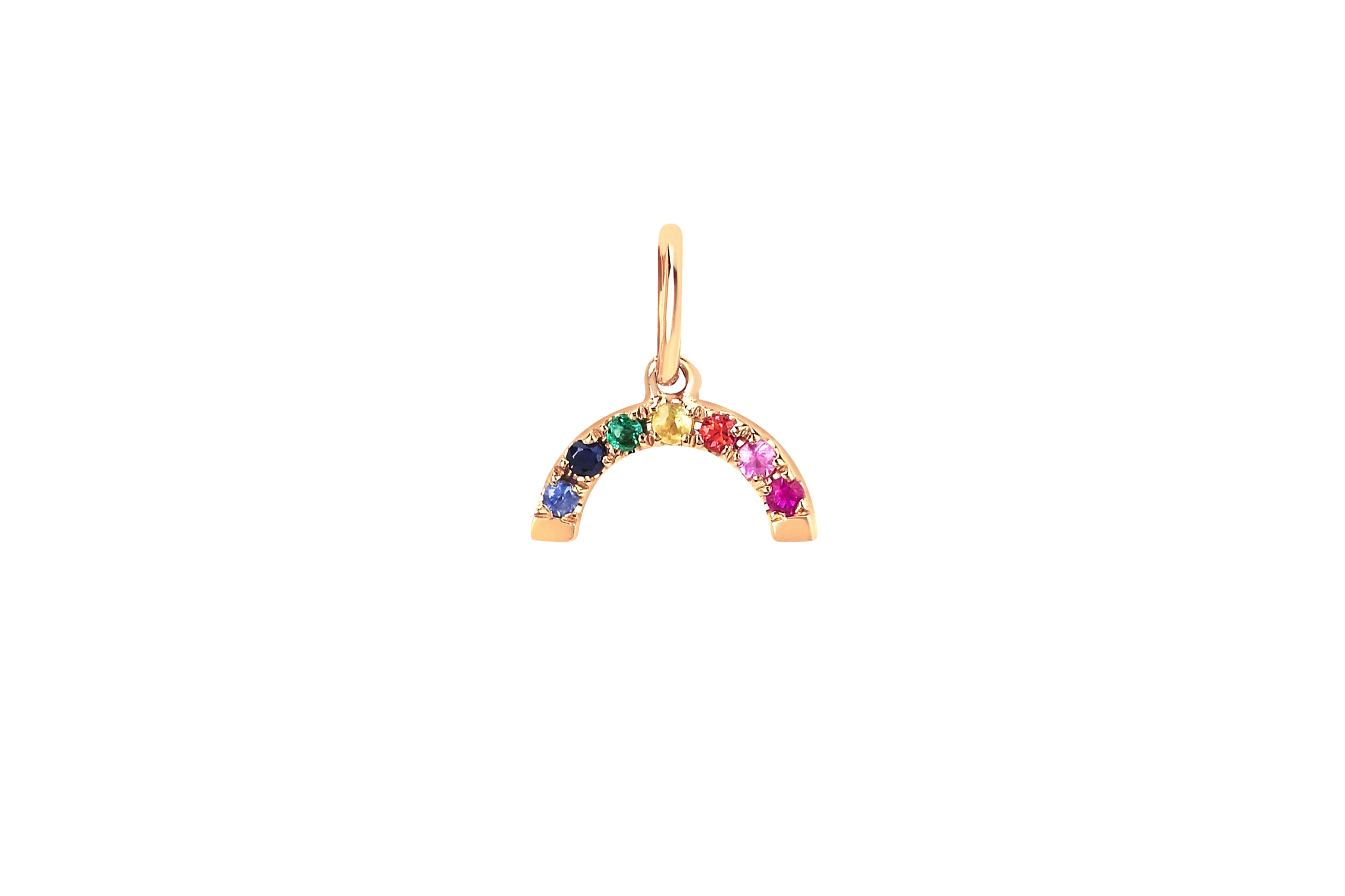 Rainbow Necklace Charm