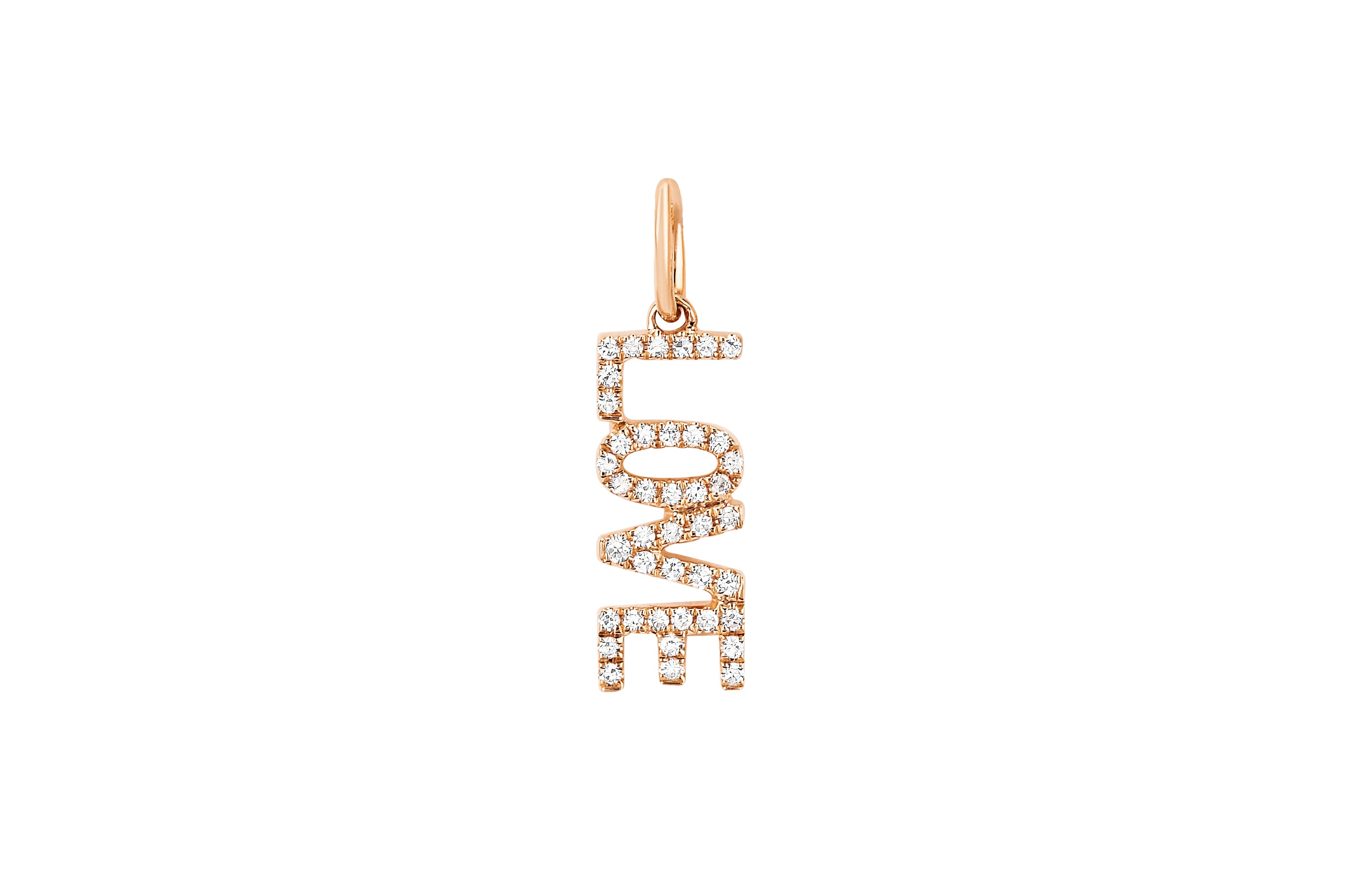 Diamond Love Necklace Charm
