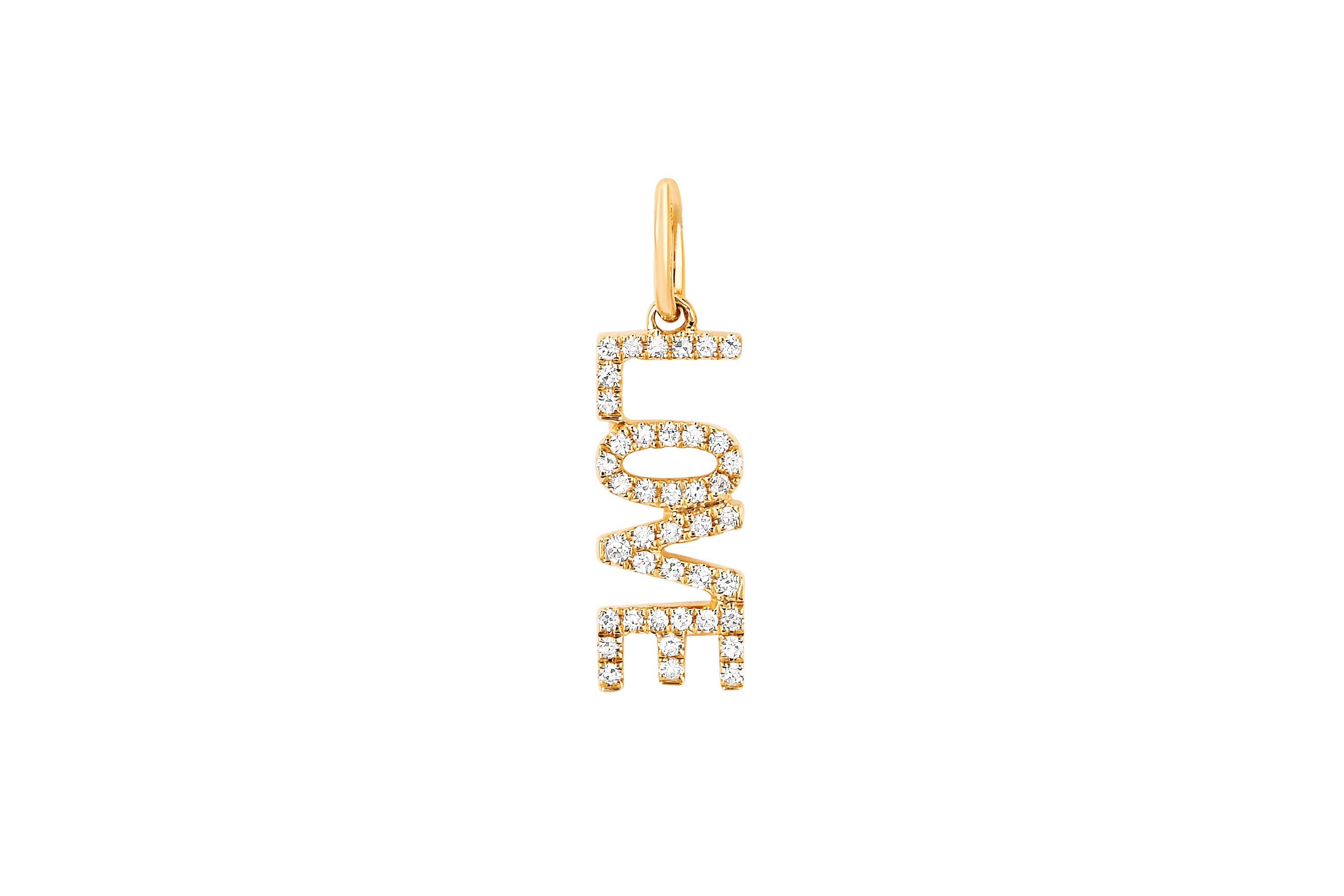 Diamond Love Necklace Charm