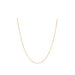 Gold Faceted Ball Chain in 14k rose gold