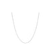 Gold Faceted Ball Chain in 14k white gold