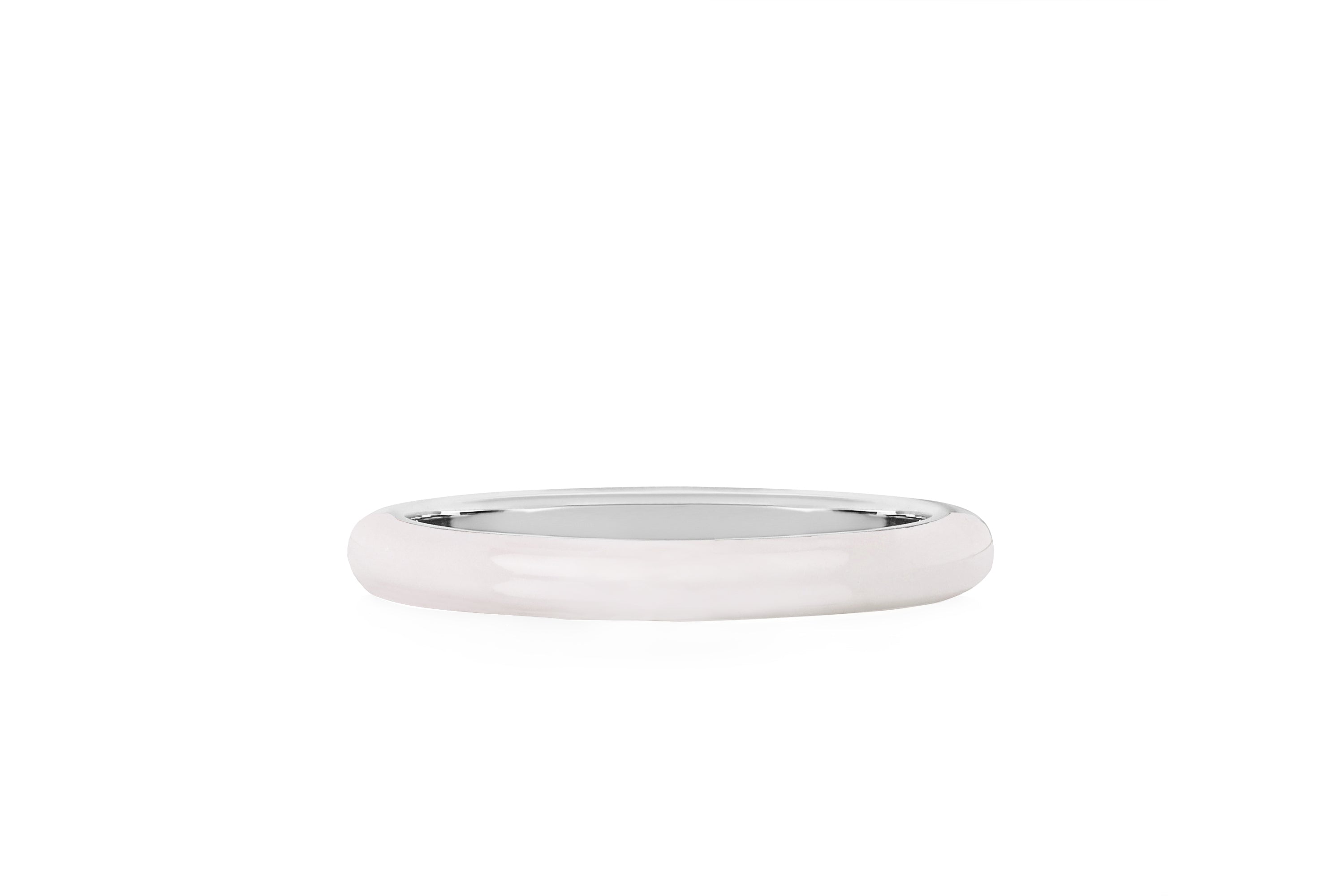 Two Tone Diamond & White Enamel Band Ring