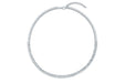 Diamond Pretty Lady Eternity Necklace in 14k white gold