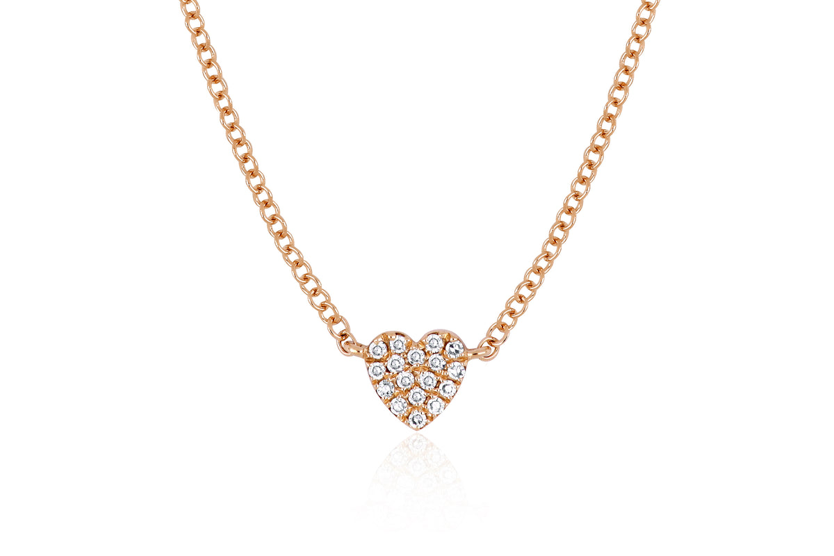 Baby Diamond Heart Necklace