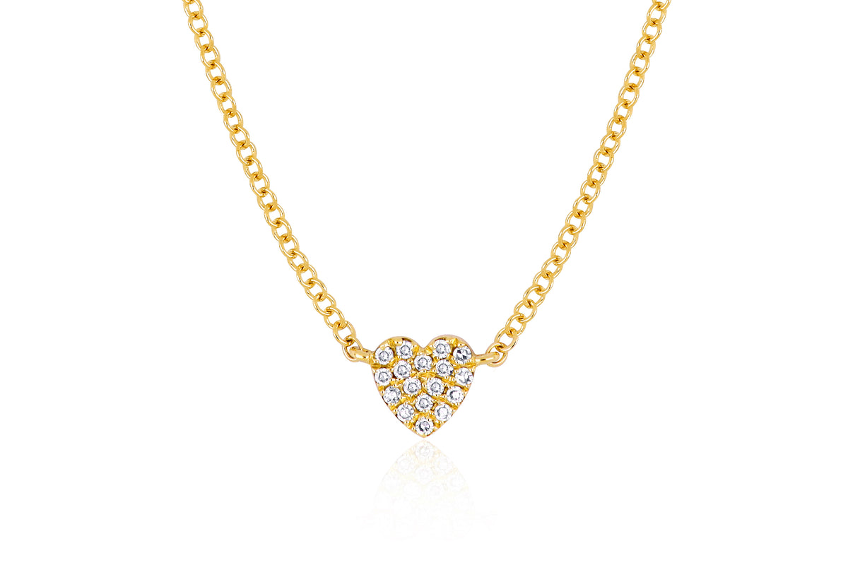 Baby Diamond Heart Necklace