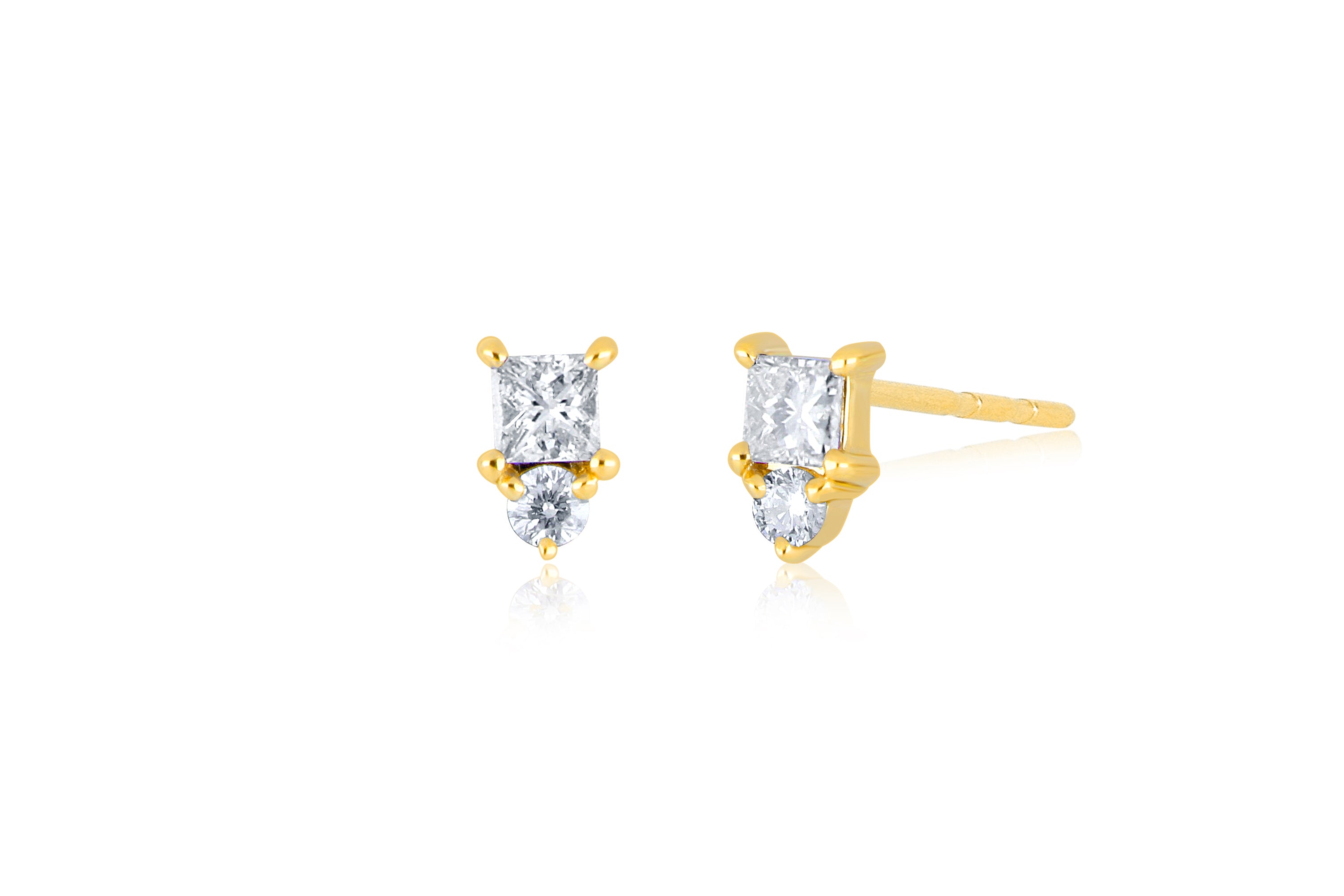 Mini Birthstone Stud Earring