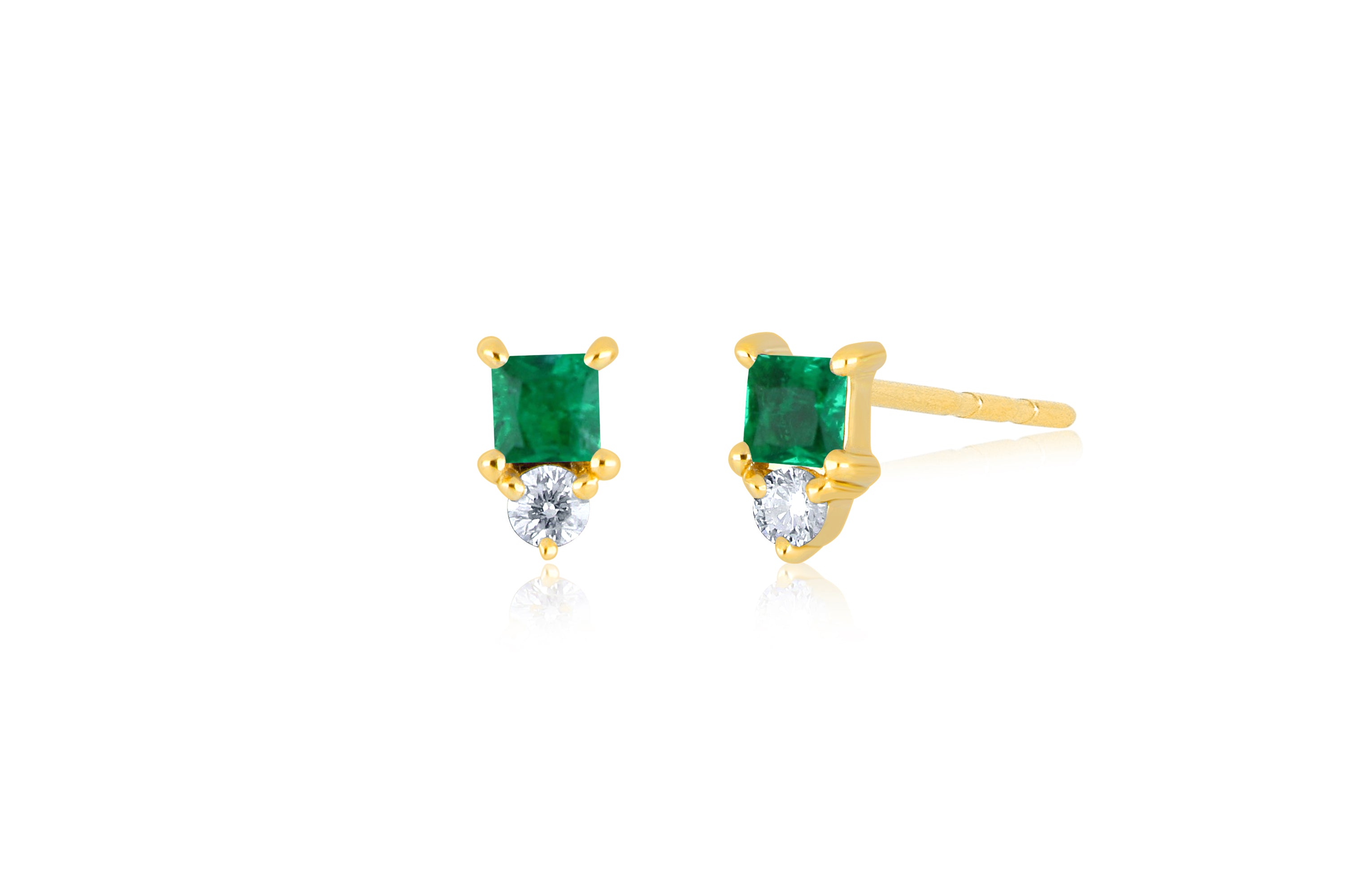 Mini Birthstone Stud Earring