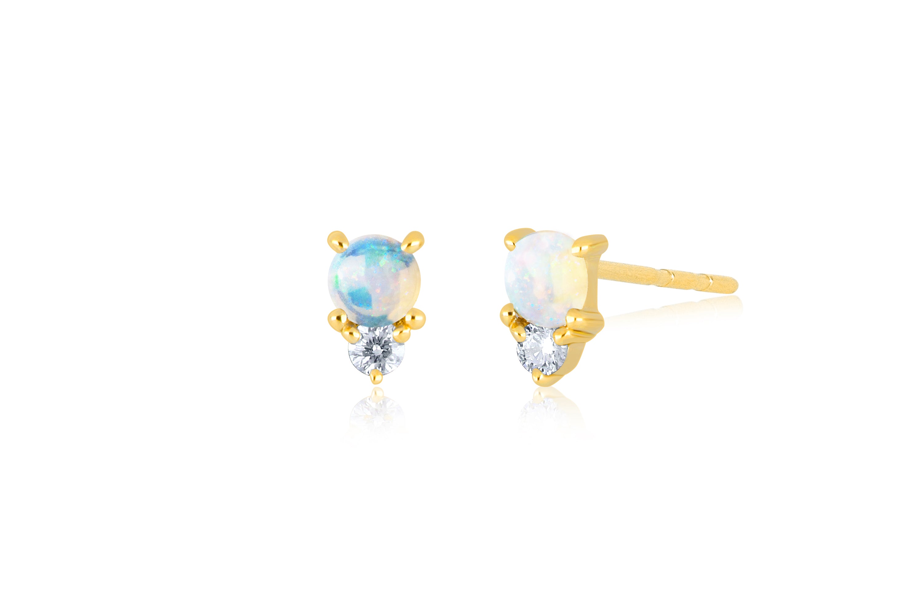 Mini Birthstone Stud Earring