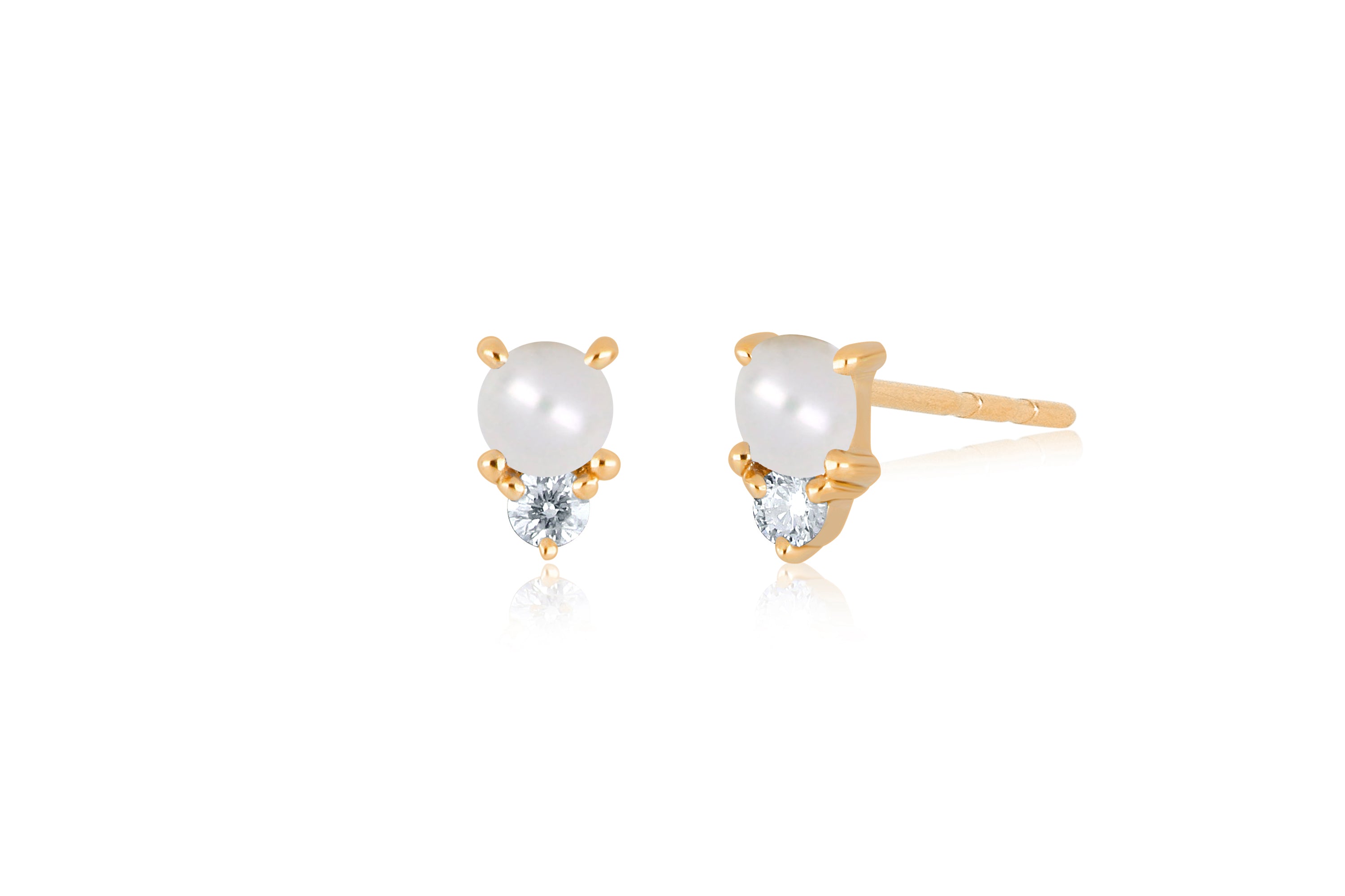 Mini Birthstone Stud Earring