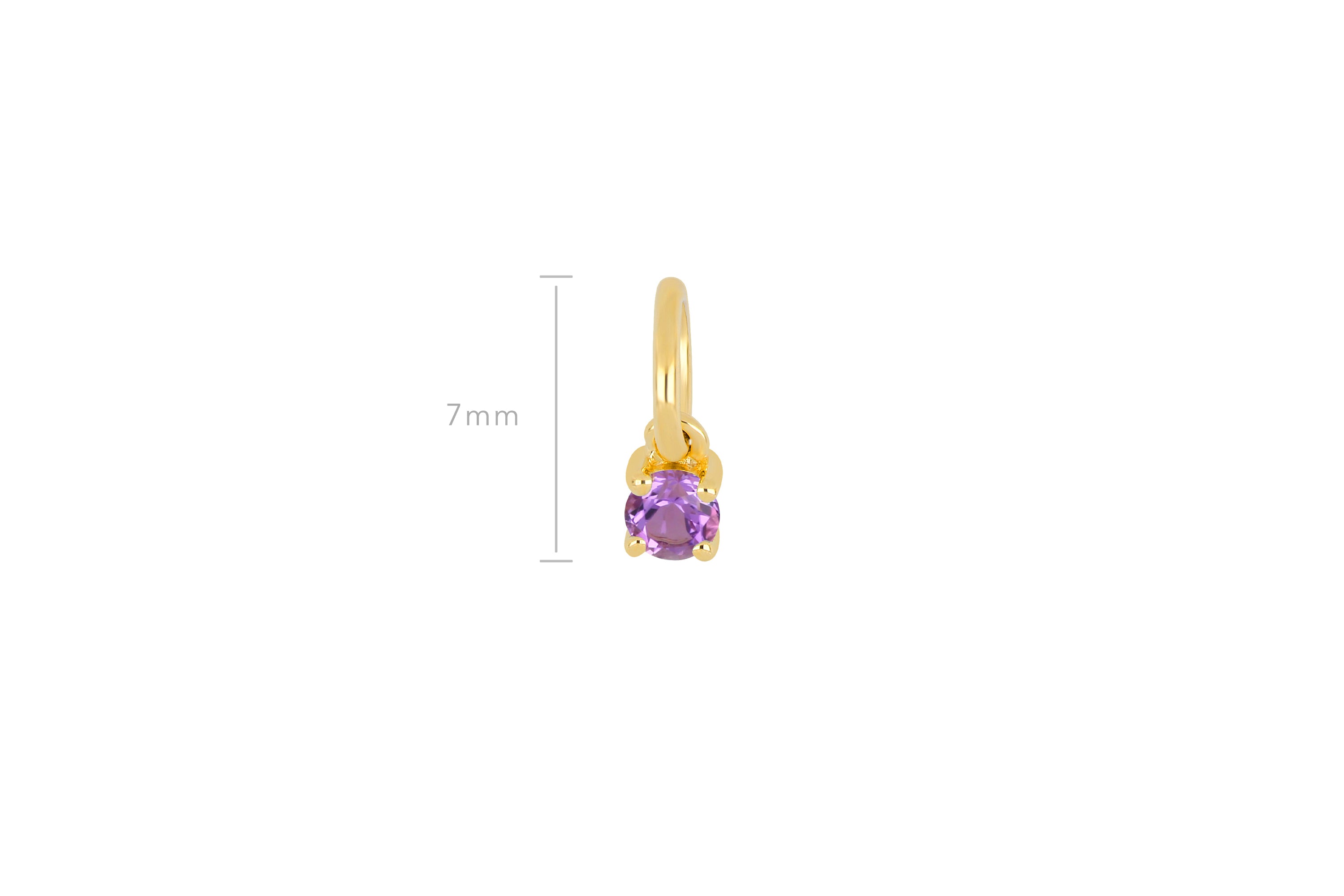 Birthstone Necklace Charm