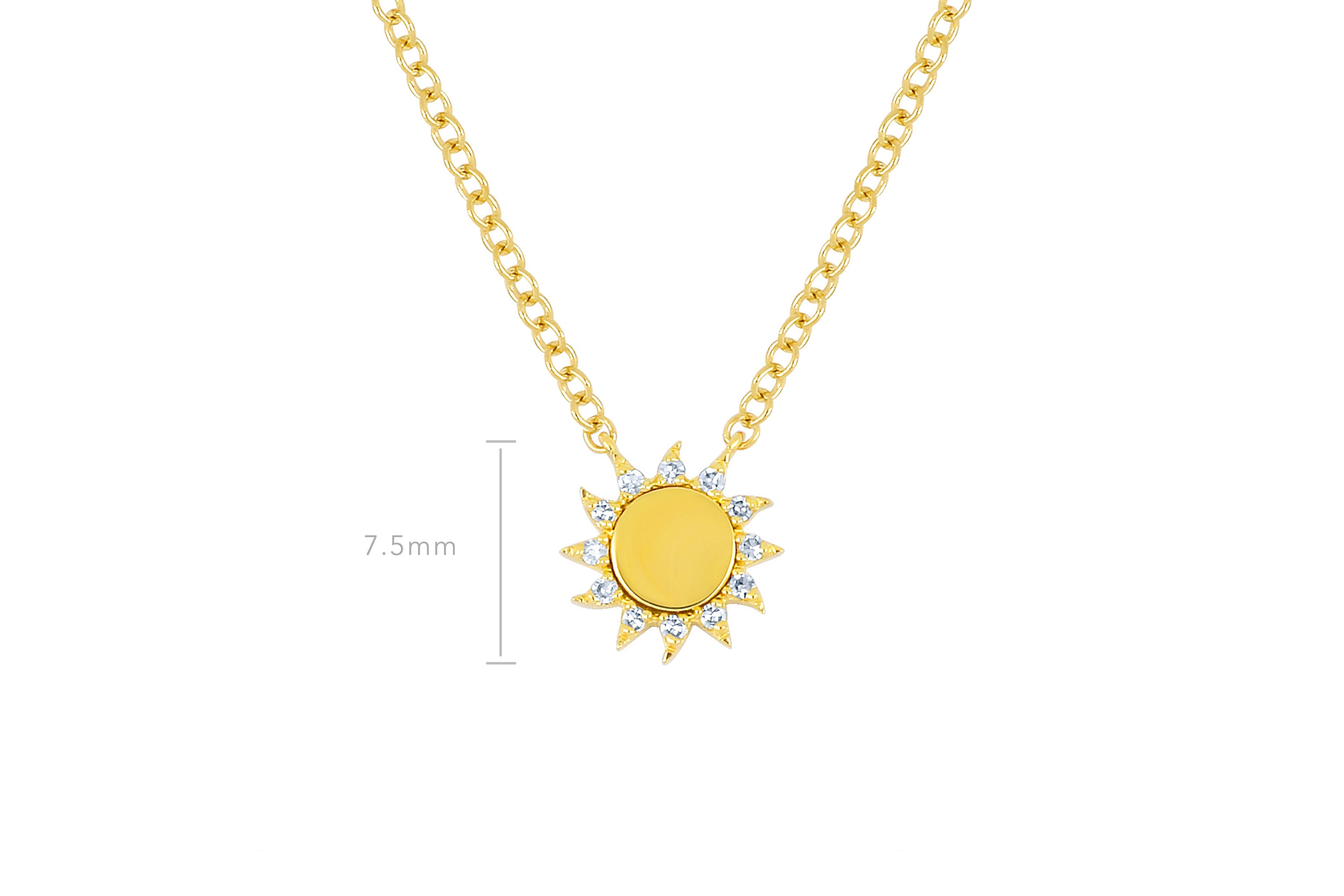 You Are My Sunshine Diamond Necklace