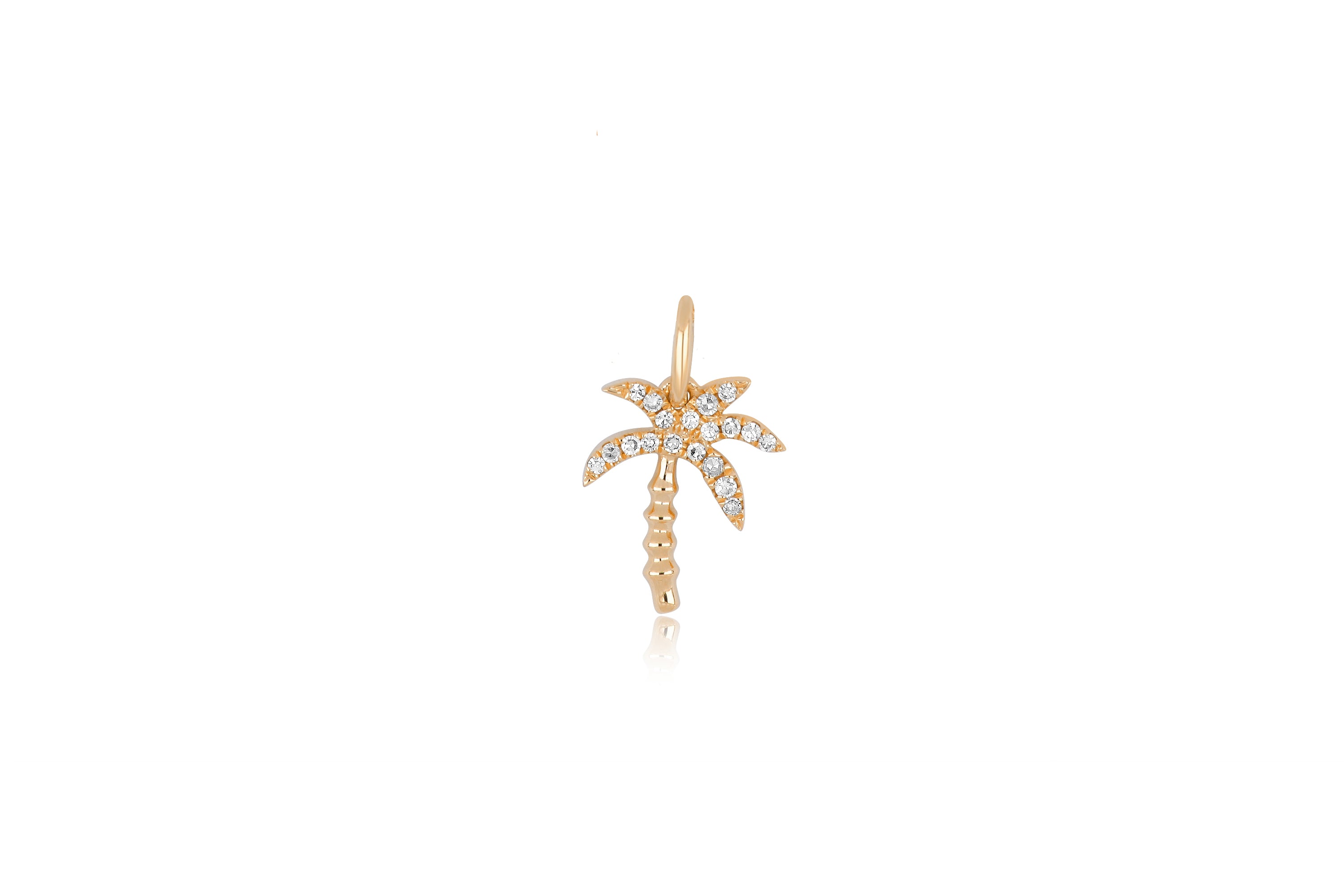 Diamond Palm Tree Charm