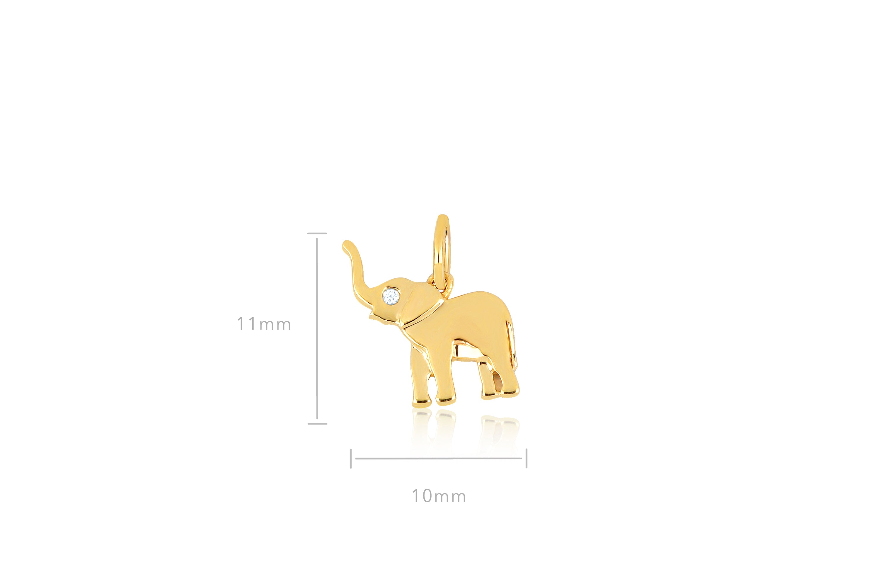Lucky Elephant Necklace Charm