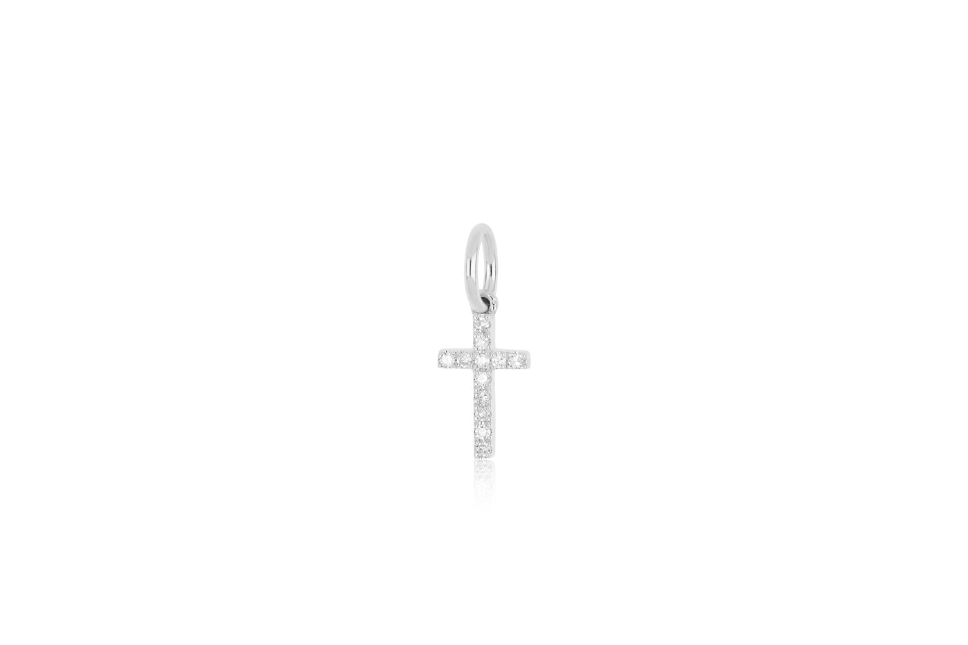 Diamond Cross Charm