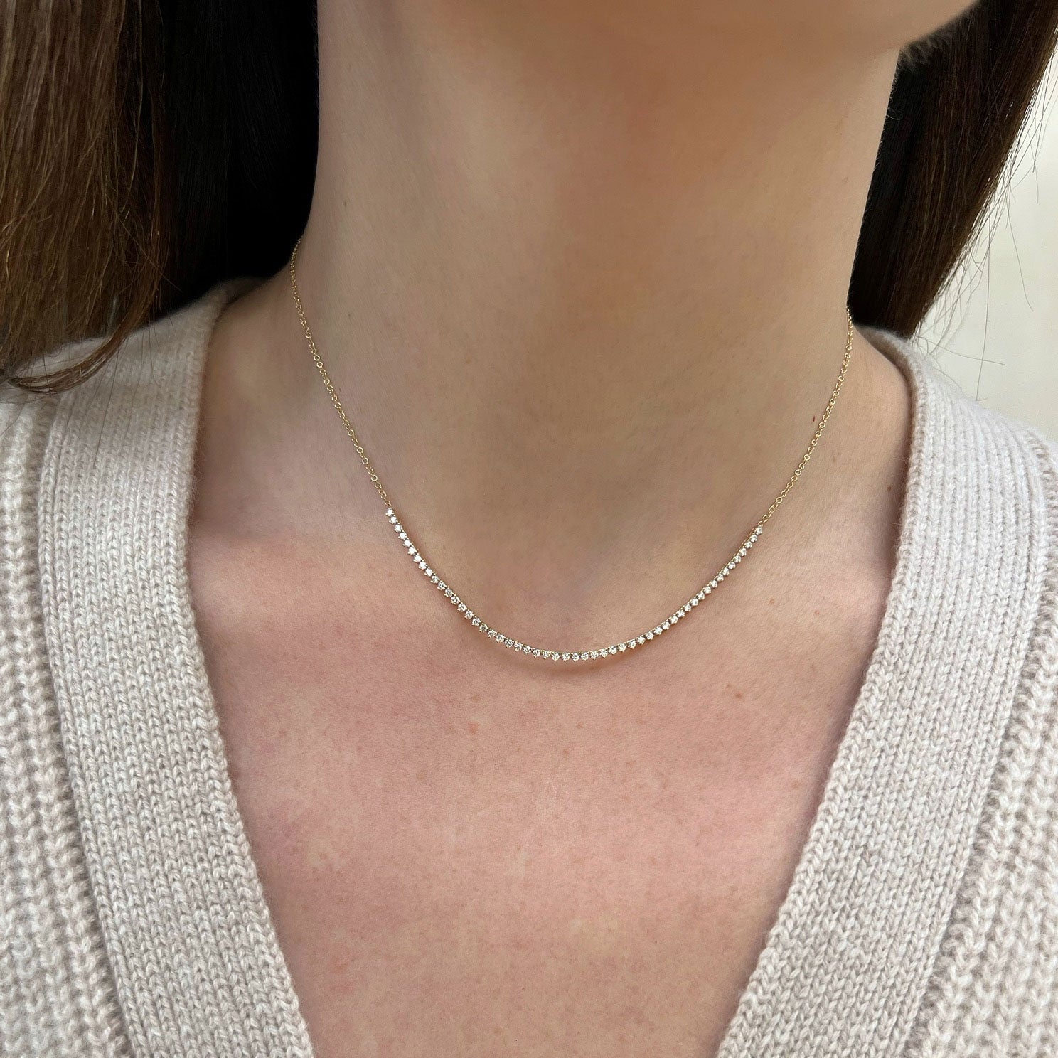 Diamond Segment Necklace
