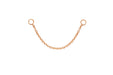Chain Stud Earring Charm in 14k rose gold