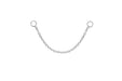 Chain Stud Earring Charm in 14k white gold