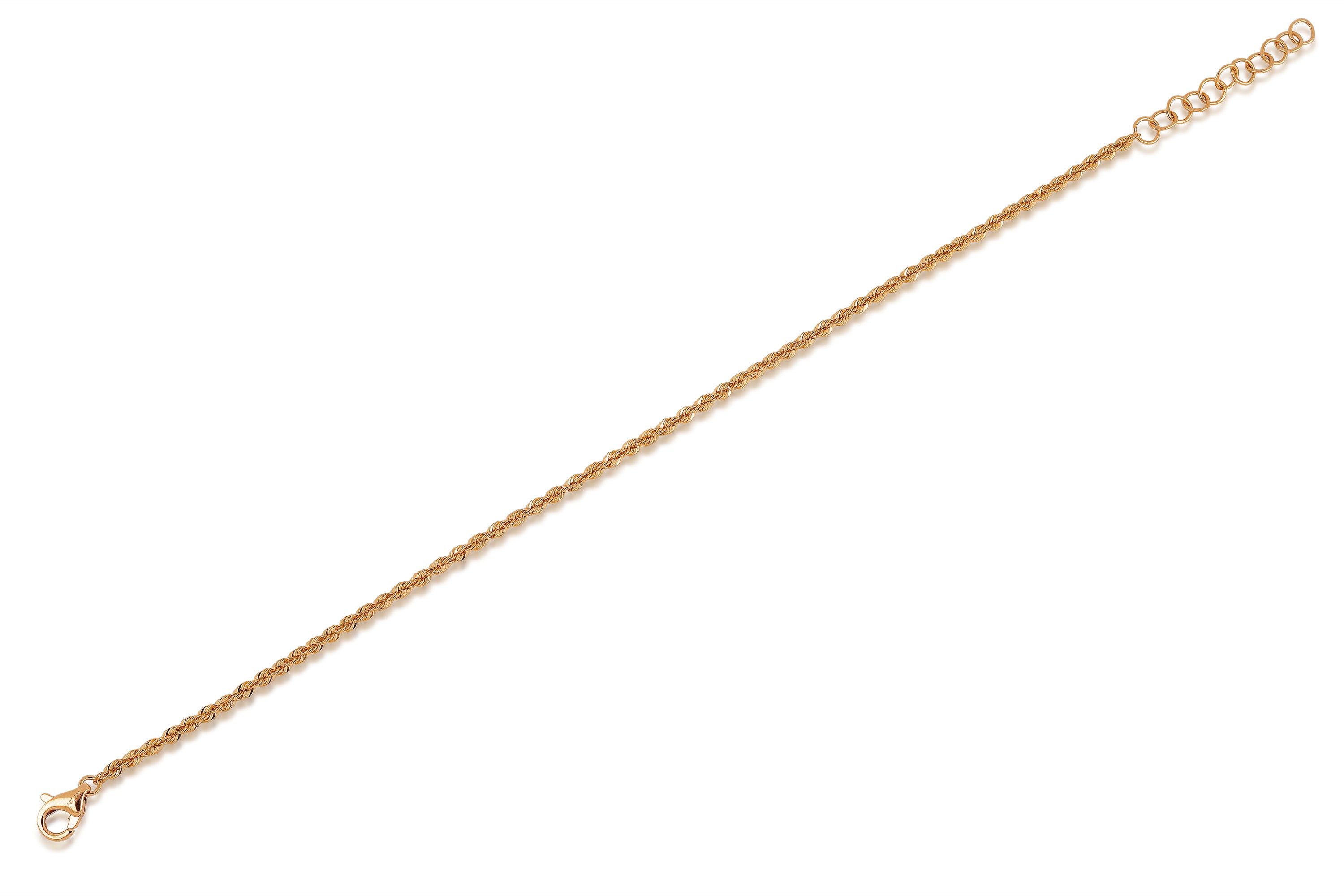 Gold Twist Chain Bracelet