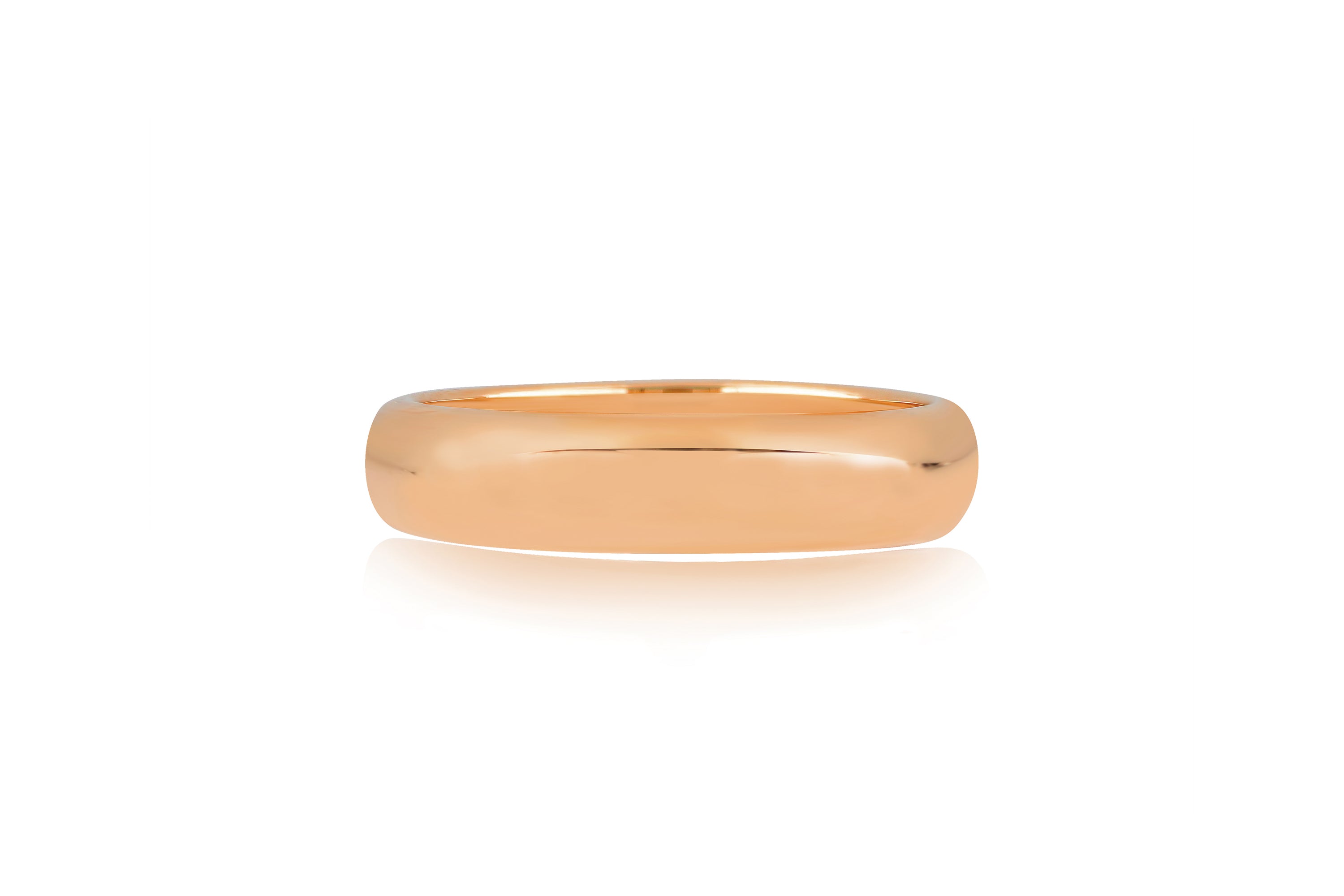 14k (karat) rose gold simple bubble-like ring