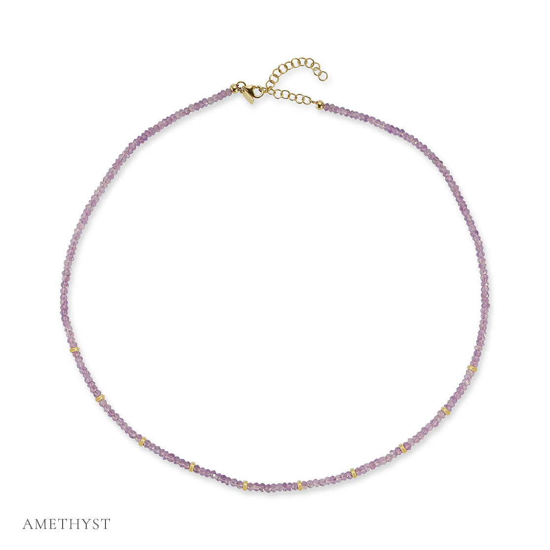 The Beaded Necklace Gift Set - Amethyst / February Option