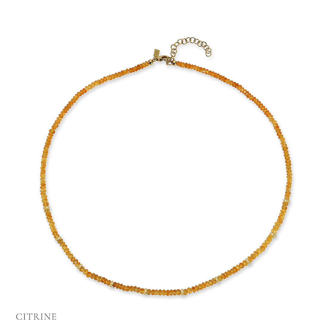 The Beaded Necklace Gift Set - Citrine / November Option