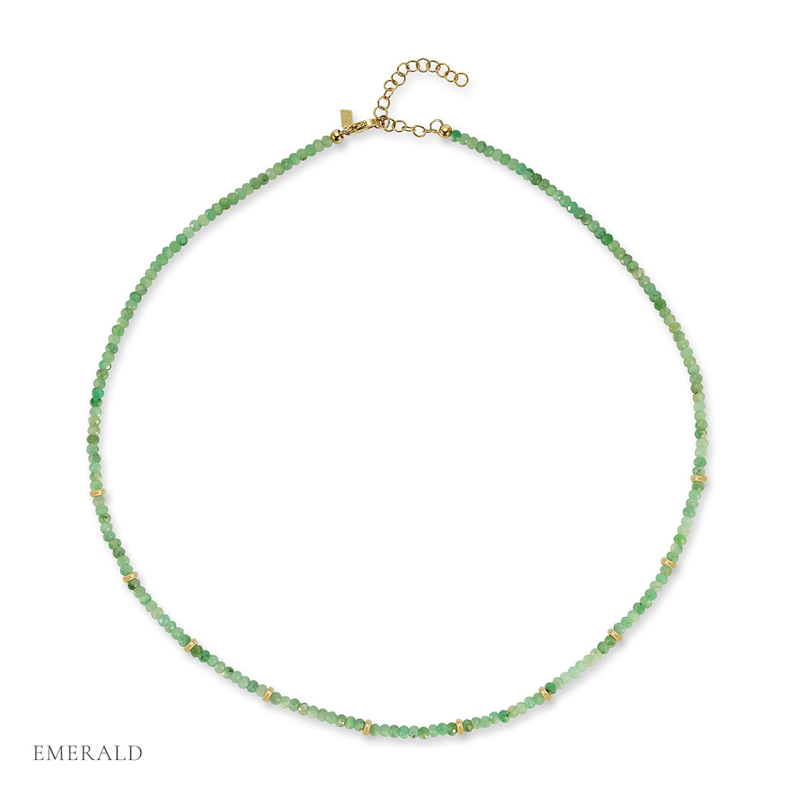 The Beaded Necklace Gift Set - Emerald / May Option
