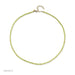 Birthstone Bead Necklace In Peridot with Period label