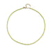 Birthstone Bead Necklace In Peridot 