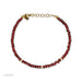 The Beaded Bracelet Gift Set - Garnet / January Option