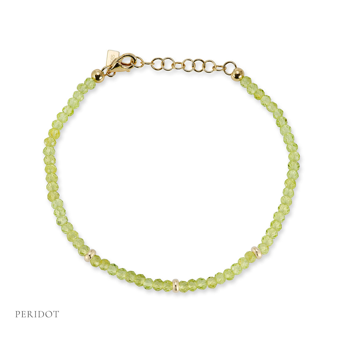 The Beaded Bracelet Gift Set - Peridot / August Option