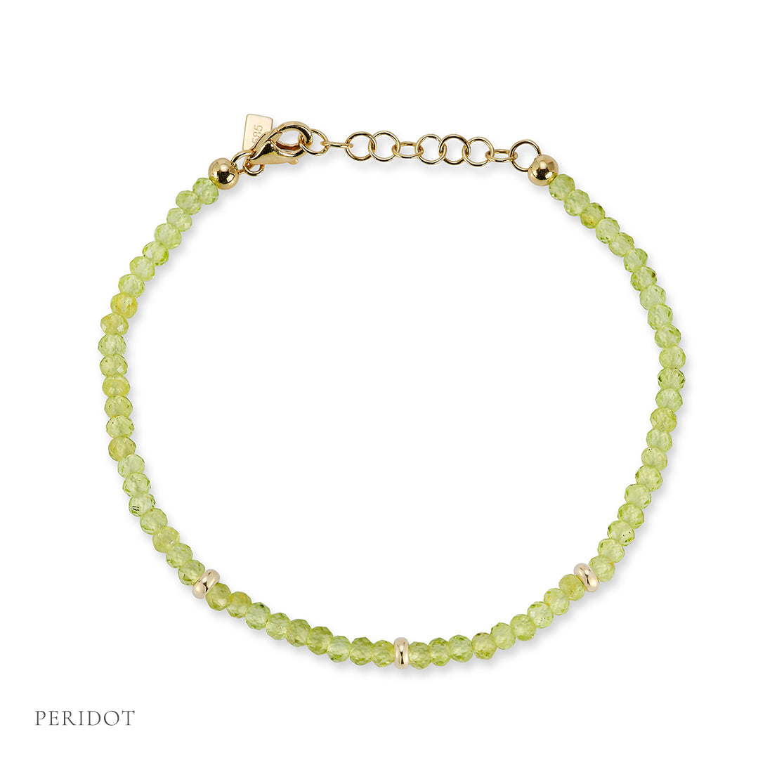 The Beaded Bracelet Gift Set - Peridot / August Option
