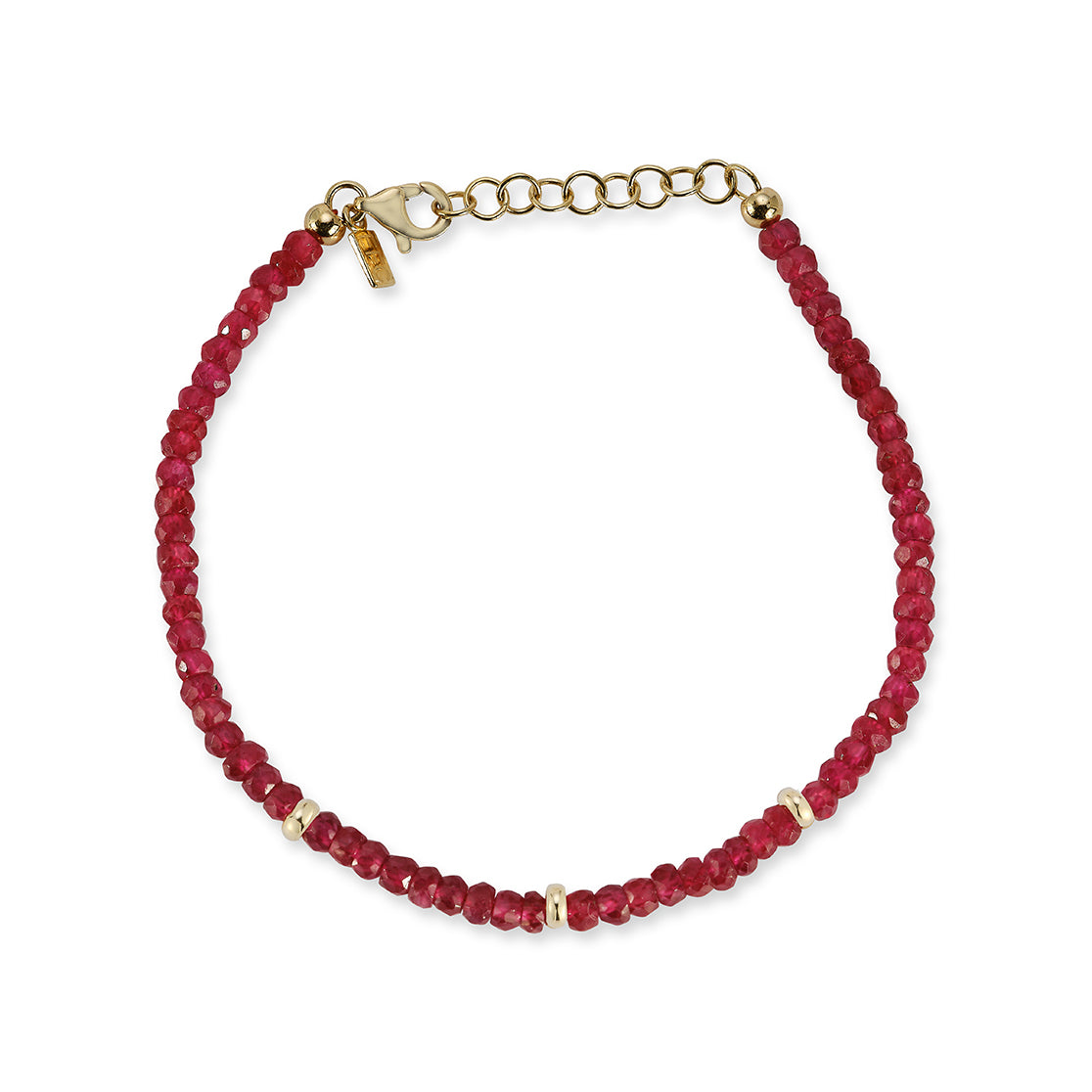 The Beaded Bracelet Gift Set - Ruby / July Option