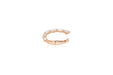 14k (karat) rose gold marquise diamonds, measuring 0.22 carats, on a no-piercing needed ear cuff.