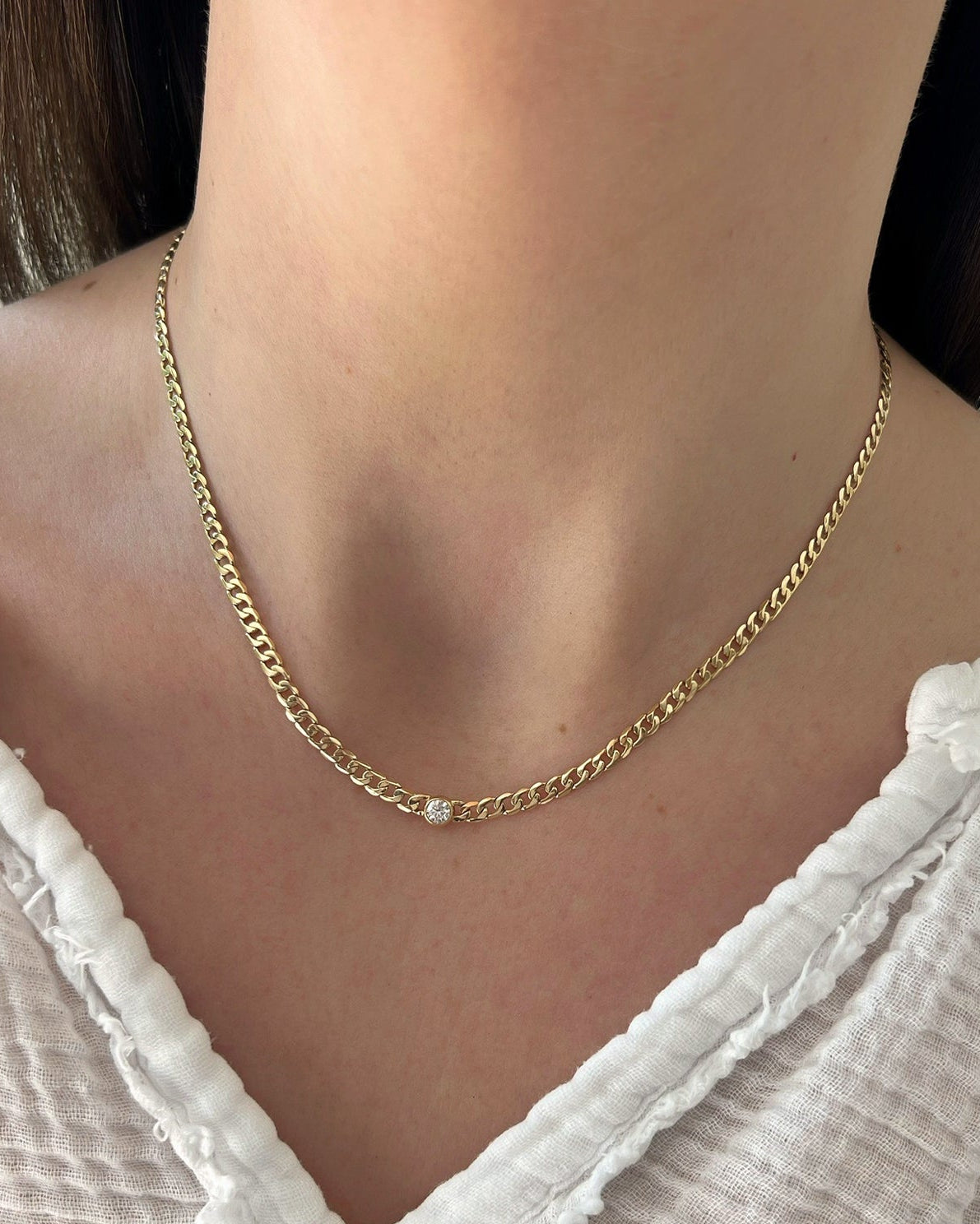 Diamond Sari Necklace