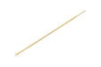 14k (karat) yellow gold curb chain anklet with 1 inch extension chain and lobster clasp