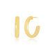 Jumbo Gold Bubble Hoop Earrings in 14k yellow gold
