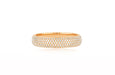 14k Rose Gold Pave Diamond Bubble Ring