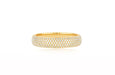14k Yellow Gold Pave Diamond Bubble Ring