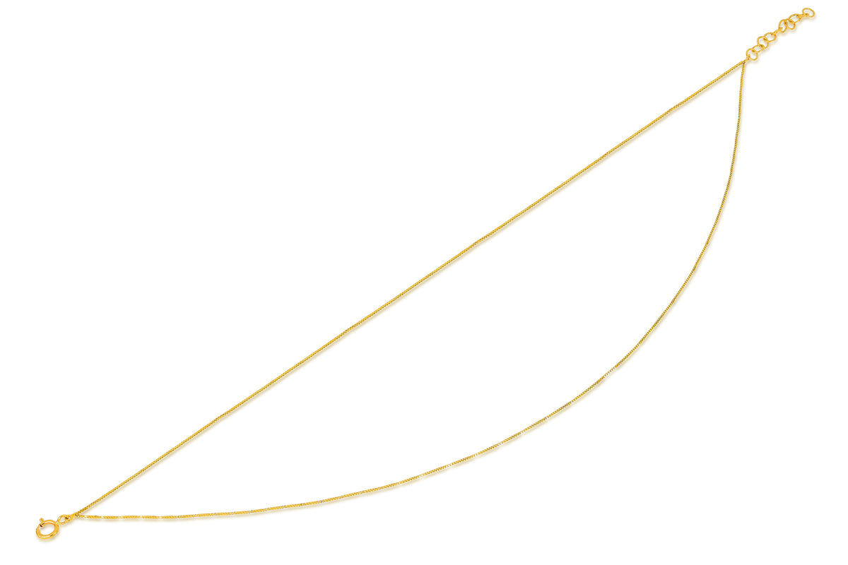 Double Strand Liquid Gold Anklet