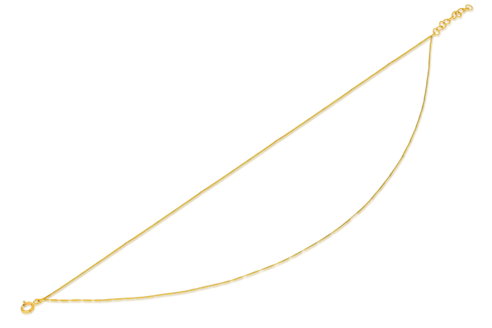 Double Strand Liquid Gold Anklet