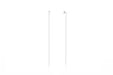 Pear Diamond Liquid Gold Threader Earring in 14k white gold