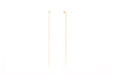 Pear Diamond Liquid Gold Threader Earring in 14k yellow gold