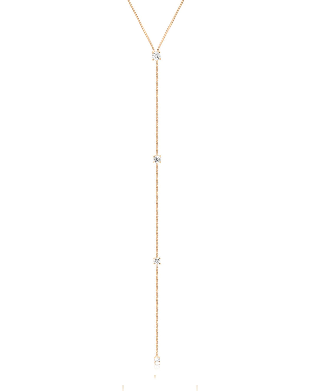 Diamond Callae Lariat Necklace