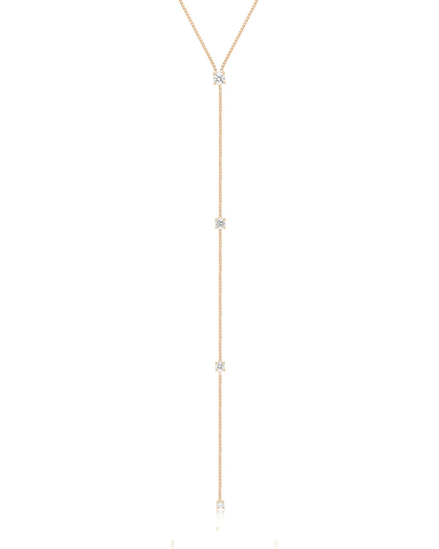 Diamond Callae Lariat Necklace
